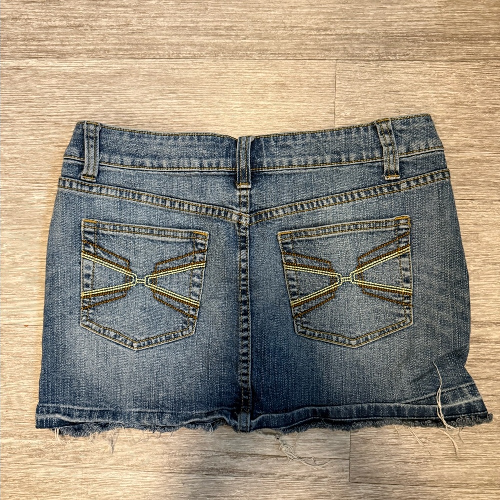 Highway Jeans Y2K Medium Wash Denim Mini Skirt - Picture 5 of 11
